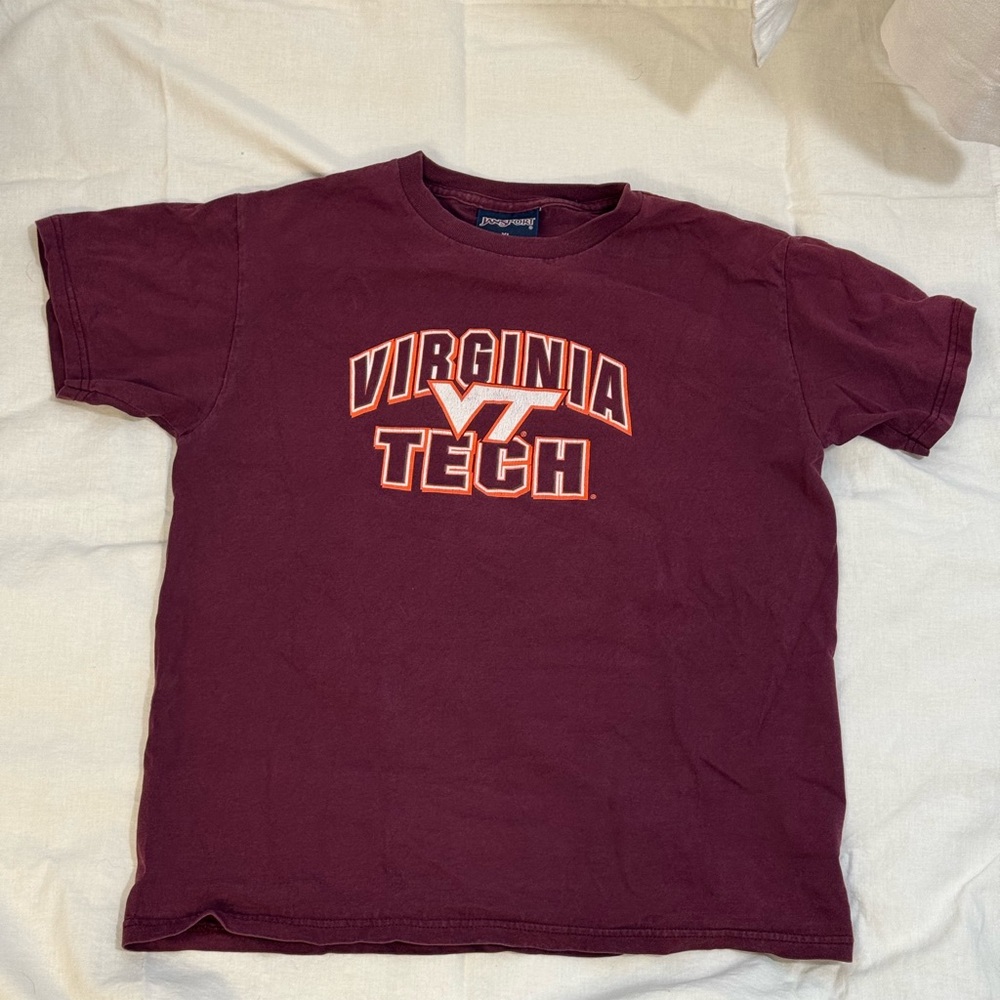 Vintage Virginia Tech Women's T-Shirt Jansport  Made in USA